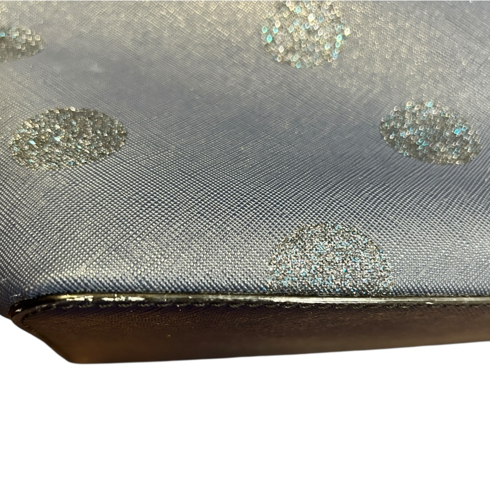 Kate Spade Blue Hani Haven Lane Tote with Sparkle Polka Dots - Picture 8 of 8